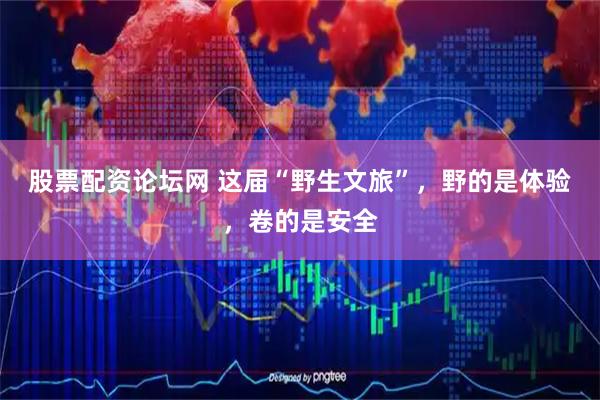股票配资论坛网 这届“野生文旅”，野的是体验，卷的是安全